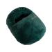 Foot warmer cover zip for warm -up bag comfortable unclear soft foot warmer shoes socks for outdoor bedroom office travel living room green