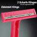 100 Disposable Razors - Double Blade Hygienic Shaving - Versatile & Comfortable - Perfect for Everyday Use - Bulk Pink Razor Pack - Buy Online on GoSupps.com