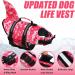 Buy EMUST Shark Dog Life Jacket - Pink Camouflage Vest for Medium Dogs | Safe & Stylish Floating Gear - Buy Online on GoSupps.com