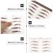 Beavorty 48 pcs eyebrow stickers makeup stickers tattoo eyebrow Artificial Eyebrow Tattoos woman shaper hair - Buy Online on GoSupps.com