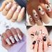 Colorful Stars 3D Nail Art Stickers - Self-Adhesive Glitter Decals for Manicure DIY - Buy Online on GoSupps.com