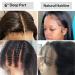 Curly Real Hair Wig - 16-Inch 13x6 Lace Front Brazilian Water Wave Wig for Black Women | 150% Density Pre-Plucked Baby Hair - Buy Online on GoSupps.com