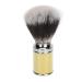 Nylon bar foam brush nylon bar foam brush curved handle cleaning synthetic foam beard foam brush bristle cleaning shaving foam brush for the hairdressing salon to gold