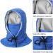 Yr.lover Winter Storm Hood - Thick Fleece Thermo Sport Ski Mask for Cold Weather | Unisex Windproof Neck Protection Hat in Blue - Buy Online on GoSupps.com