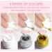 Yueshop Art Liner Gel Nail Polishes Set Painting Soak Off Gel Nail Varnish Set 3x 8 ml Gel Nail Polish Gold Silver White Collection Drawing UV LED Gel Liner Polish Pen Tool For Manicure Art Salon Gold White Silver - Buy Online on GoSupps.com
