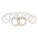 L. Erickson Narrow Grab & Go Pony Variety 10-Pack - Neutral Multi | Elastic Hair Ties Set for Women | Hair Accessories - Buy Online on GoSupps.com