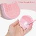 Songaa Silicone Makeup Brush Cleaning Mat & Organizer | Claw Shaped Brush Cleaner Pad - Pink - Buy Online on GoSupps.com