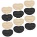 FRCOLOR 6 Pairs High Heels Half Size Pad High Heel Comfort Pads Heel Pads Shoe Heel Pad Replaceable Heel Stickers Heel Liners for Women Shoes Shoe Heel Inserts Replaceable Heel Cushions