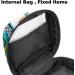 Beautiful Green Storage Bags for Women's Bandages - Peacock Tree Motif Large Menstrual Cup Pocket with Zipper Perfect for Pads Panty Liners and Tampons - Multi-Colored - Buy Online on GoSupps.com