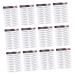 Mikinona 12 Sheets Waterproof Eyebrow Stickers Eyebrow Shaping Sticker Imitation Eyebrow 3d Makeup Tools Hair