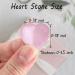 Xiannvxi 10 PC Rose Quartz Heart Healing Crystals Set - Perfect Valentine s Day Gift for Mom - Natural Polished Gemstones - Buy Online on GoSupps.com