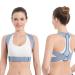 Posture Corrector for Women and Men, Upper Back Brace Straightener Posture Corrector for Clavicle Chest Support Grey Medium