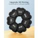 Large Weekly Pill Organizer Box 7 Day - KAPENS Flower Design, Portable Case for Vitamins, Fish Oil, Medicine - Black - Buy Online on GoSupps.com