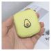 SRFGHJS contact lens container 1PCs Nice fruit-sample contact lens box Mini acrylic travel holder container with mirror contact lenses (color: avocado)