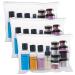 Sichler Beauty travel container: zipper pocket 12 cosmetics containers F. Flight hand luggage 3 -erset (cultural bags clear cultural bags transparent suitcase organizer)