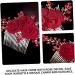 minkissy Rose Hair Comb Wedding Hair Accessories for Brides Wedding Hair Comb Rose Hair Decor Bridal Hair Side Comb Rose Flower Hair Comb Wedding Hair Side Comb Hair Decoration Red Cloth - Buy Online on GoSupps.com