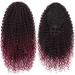 ColorfulPanda 16 Afro Curly Red Ombre Ponytail Hairpiece for Women - Lightweight, Two Clips, Adjustable Drawstring - Perfect for Stylish Looks! - Buy Online on GoSupps.com