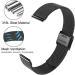 ViCRiOR Black Stainless Steel Mesh Band for Amazfit GTS/Bip - Quick Release Replacement Bracelet - Buy Online on GoSupps.com