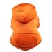 Autumn warm hooded sweater for puppies with bag clothing winter jacket sweater pet dog dog dogs hoodies sweater for French bulldog pets autumn and winter warm top xxl c-orange
