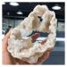 Natural Crystal Rough Natural White Agate Geode Double-Sided Cutting Quartz Crystal Cluster Minerals Crystal Home Decoration (Size : 2pcs) ZJGIDTEM (Size : 1pc)