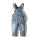 KIDSCOOL SPACE Baby Boy Girl Jean Overalls Toddler Slim Cute Denim Jumper 3-4 Years Light Blue-2107