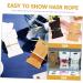 FOMIYES 1200 Sheets Headband Wrapping Card Headband Display Hair Bow Display Hair Barrette Display Earring Hair Jewels Headband Black Hair Rope Display Card Accessories Cardboard Paper - Buy Online on GoSupps.com