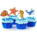Pack of 24 Ocean Sea Animal Cupcake Toppers Package Fish Starfish Whales Octopuses Crabs Sea horses for Sea Theme Birthday Decorations Baby Shower Under the Sea Theme Party Supplies - Buy Online on GoSupps.com