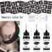 Freehand Ink Temporary Tattoo Kit - Jagua Gel Semi Permanent 3 Bottles Black 1.5oz with 30 Free Stencils for DIY Body Art - Temporary Tattoos for Women, Men, and Kids - Buy Online on GoSupps.com