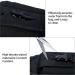 Flintronic Tactical Hip Pockets | Military Compact Belt Pocket Bag for Camping Hiking & Cycling | Nylon #6 Black with Carabiners & Shoulder Strap - Buy Online on GoSupps.com