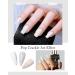 3D Crackle Gel Nail Polish Pearl White Crackle Nail Gel Glue Polish Unique Variegated Cool Crackle Pattern Long-lasting Durable Natural Air-drying Styling UV Lamp Needed Type Nail Gel Glue Polish-01 - Buy Online on GoSupps.com