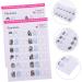 FRCOLOR 36 Sheets Coloring Exercise Book Nail Practice Book Acrylic Nail Practice Mat Nail Art Stamps Stencil Nail Supplies for Nail Techs Nail Art Tools Training Card Paper Manicure White - Buy Online on GoSupps.com