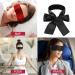 Prasacco Satin Eye Mask Set - 10 Adjustable Soft Blindfolds for Comfortable Sleep | Perfect for Couples & Adults - Black & Sun Red - Buy Online on GoSupps.com