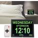 15-Inch Digital Calendar Alarm Clock - Large Display Date & Weekday - Easy Read for Seniors & Visually Impaired - Buy Online on GoSupps.com