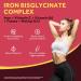 Doctor's Recipes Iron Supplement Iron Bisglycinate with Vitamin C B6 Folate & B12 Non-Constipating Stomach Friendly Gentle Iron Pills 60 Vegan Caps 60 Count (Pack of 1) - Buy Online on GoSupps.com
