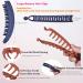 6-Piece Large Banana Hair Clips for Thick Hair - Non-Slip Ponytail Holder in 6 Mix Colors - Buy Online on GoSupps.com