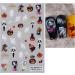 JMEOWIO 6 Sheets Halloween Nail Art Stickers Decals Self-Adhesive Cute Pumpkin Skull Horror Ghost Witchy Spider Web Bat Spook Nail Supplies Nail Art Design Decoration Accessories - Buy Online on GoSupps.com