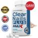 Justified Laboratories Clear Nails Plus Max | 3 Pack Probiotic 40 Billion CFU | Strong Healthy Hair Skin Nails | 180 Capsules - International Shipping - Buy Online on GoSupps.com