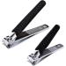 Barbasol Precision Stainless Steel Nail Clipper Set - Non Slip Design (2 Pack) - Buy Online on GoSupps.com