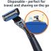 Amazon Basics Men's 3-Blade Disposable Razors - 6 Count (2 Packs of 3) | Previously Solimo - Buy Online on GoSupps.com