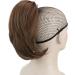 IMISSU Cute Short Claw Ponytail Grab Hairpieces Thick Clip In Hair Extensions Little Pony Tail Hair Pieces for Women (Reddish Brown) - Buy Online on GoSupps.com
