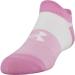 Under Armour Youth Essential 2.0 Lightweight No Show Socks - 6 Pack, Small, Lipstick Pink Assorted - Buy Online on GoSupps.com