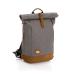 Fillikid wrap backpack Berlin |Baby wrap backpack with stroller attachment |Diaper bag backpack for mom and dad |Baby bag backpack with diaper pad & bottle warmer gray melange