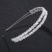Lurrose Double Layer Silver Rhinestone Headband - Wedding Bridal Hair Accessories - Buy Online on GoSupps.com