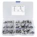 Orenic 175pcs Stainless Steel Hex Nuts Screw Assorted Kit Metric Hex Nut Set Hardware Nuts Assortment Kit with Hex Nuts Set for Versatile Applications
