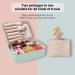 Queboom Green Travel Makeup Bag for Women - Cosmetic Toiletry Bag for Girls - Buy Online on GoSupps.com
