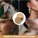 Savita 50 Pcs Earring Display Cards & Self-Adhesive Bags - Kraft Paper Mini Round Earring Holder Tags for DIY Ear Studs Jewelry Display (Brown) - Buy Online on GoSupps.com