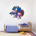 TGEJKIC Sonic The Hedgehog Cartoon 3D Broken Wall Stickers  - Buy Online on GoSupps.com