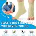 Hueglo Orthopedic Compression Socks - 4 Pair Ankle Bandage for Neuropathy Arthritis and Plantar Fasciitis - Skin Color Ideal for Sports & Recovery - Buy Online on GoSupps.com