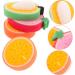 4pcs Fruit Sponge Sponges Bath Sponge Dinnerware Flatware Sponge for Bowl Cleaning (Sweet Orange 2 - Buy Online on GoSupps.com