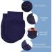 Lusofie 6 Pairs Baby Anti Scratch Mittens | Soft Cotton Infant Gloves for Newborn Boys and Girls 0-6 Months | Navy Blue, Dark Gray, Black - Buy Online on GoSupps.com